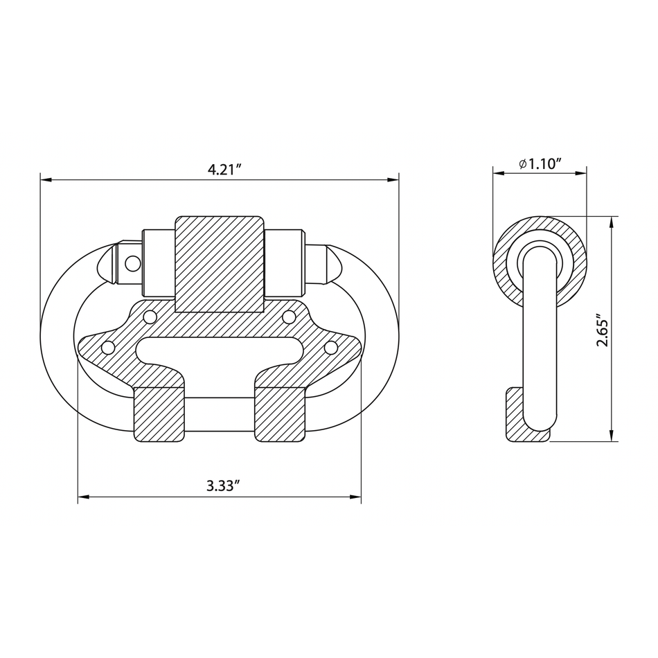 Palmer Safety Hook Twin SRD Plastic Connector - SRL169