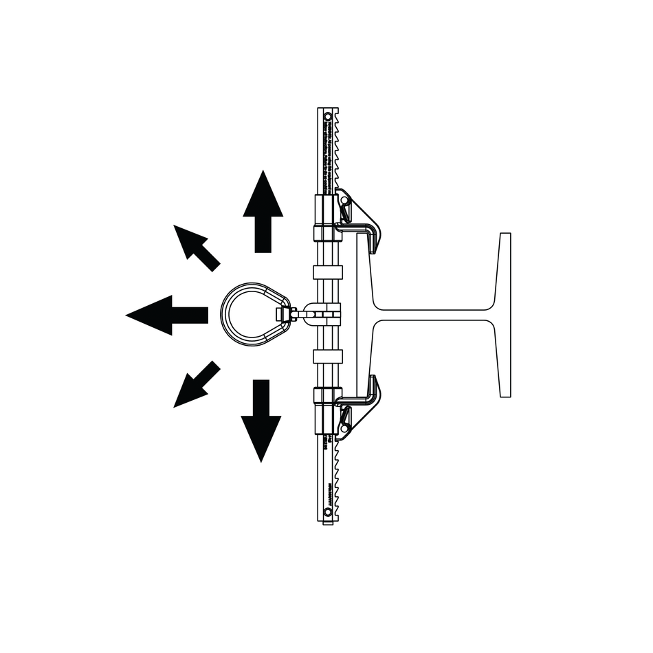 Palmer Safety Anchor Sliding Super Beamer - A12305000